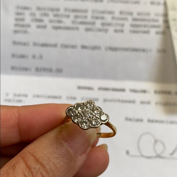 Stunning Deco/Victorian antique ring - Picture 5 of 7